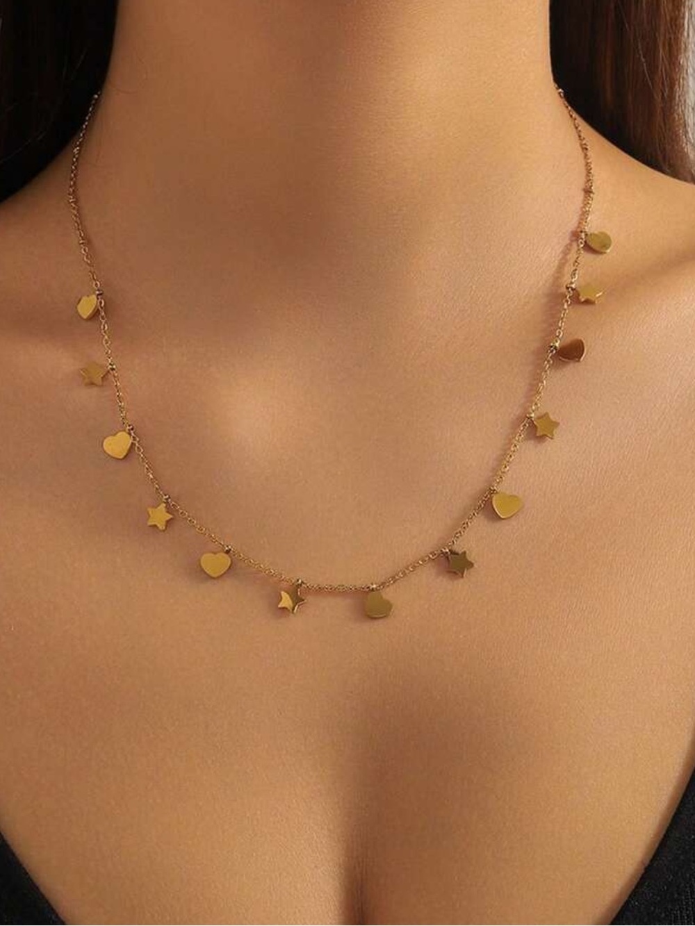 ⚜️⚜️Stainless steel Gold Charm Necklace NWT